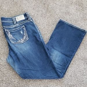 Plus Size Medium Wash Silver Suki Bootcut Jeans